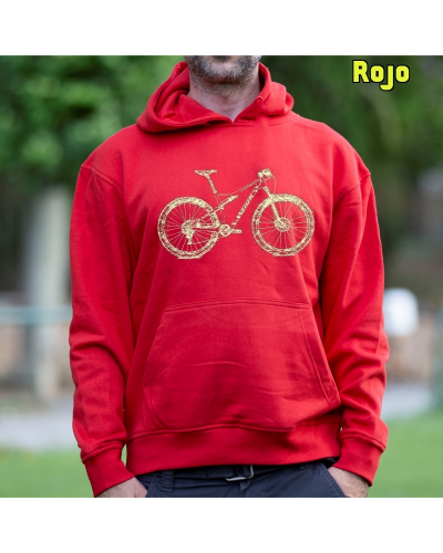 Sudadera hombre con capucha MTB II