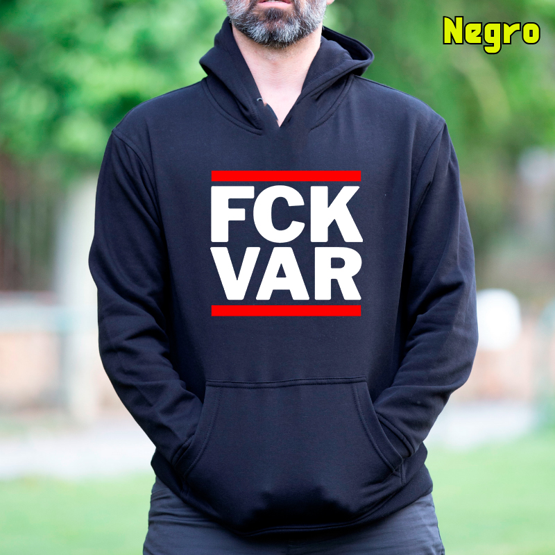 Fck Var - Sudadera Hombre Con Capucha