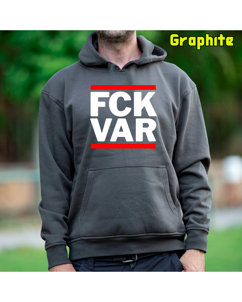 Sudadera hombre con capucha - FCK VAR