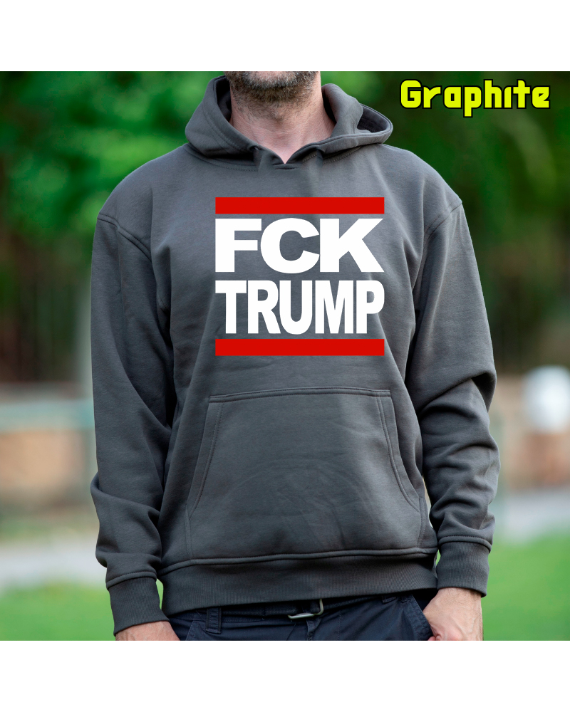 Sudadera hombre con capucha - FCK TRUMP