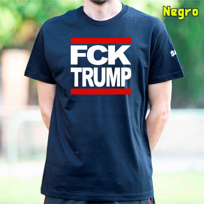 Camiseta Hombre Manga Corta - Fck Trumpo