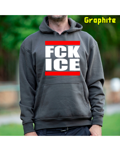 Sudadera hombre con capucha - FCK ICE