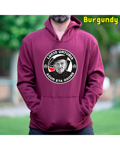 Sudadera hombre con capucha - AGUR LUCIO