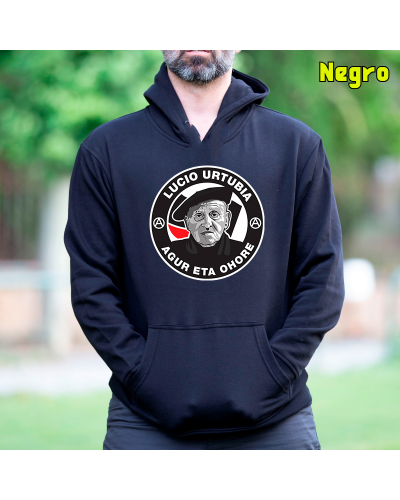 Sudadera hombre con capucha - AGUR LUCIO