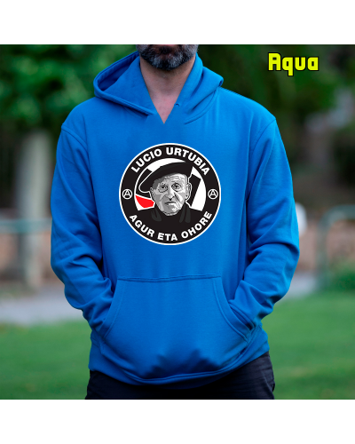 Sudadera hombre con capucha - AGUR LUCIO