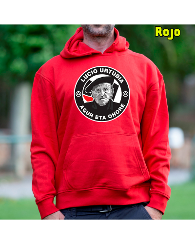 Sudadera hombre con capucha - AGUR LUCIO