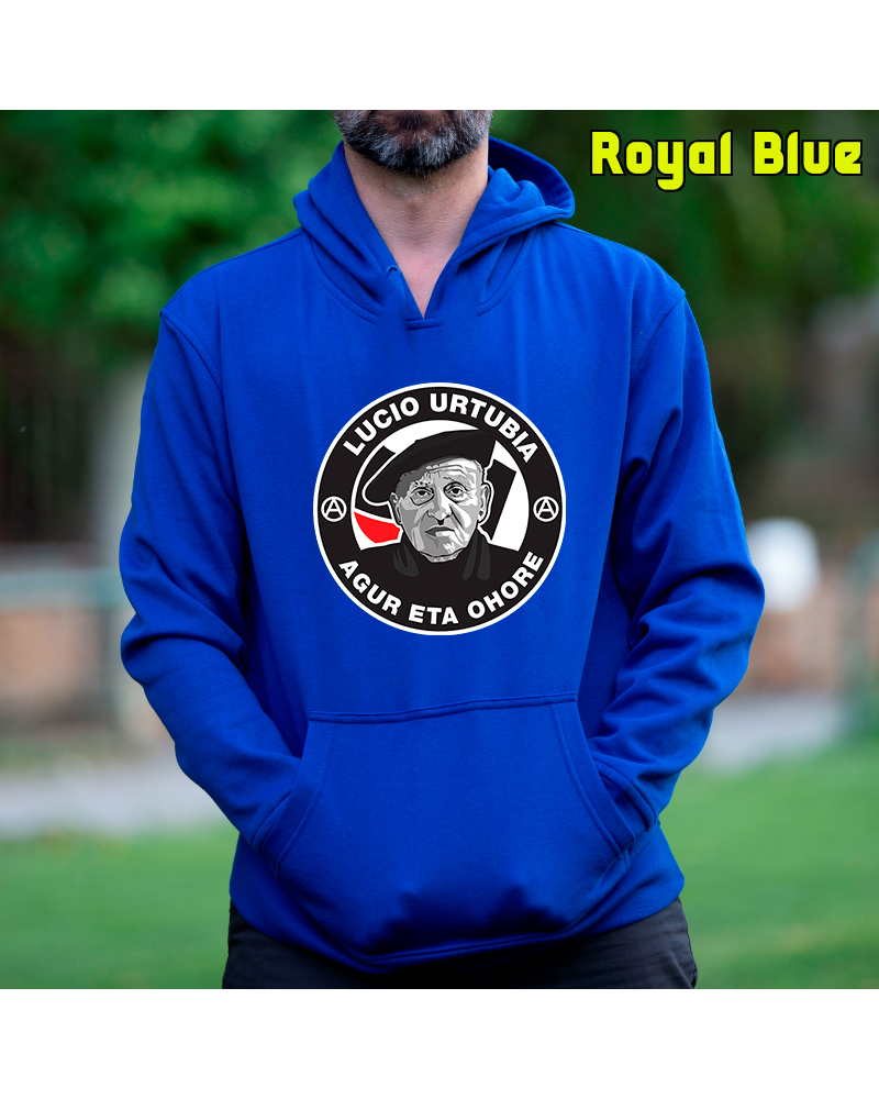 Sudadera hombre con capucha - AGUR LUCIO