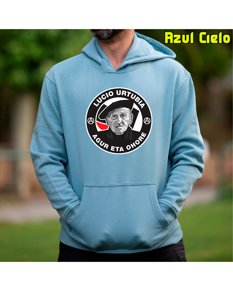 Sudadera hombre con capucha - AGUR LUCIO