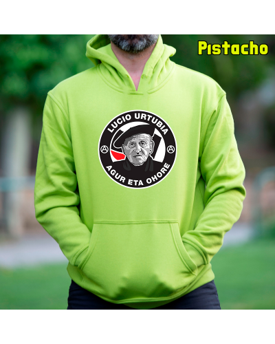 Sudadera hombre con capucha - AGUR LUCIO