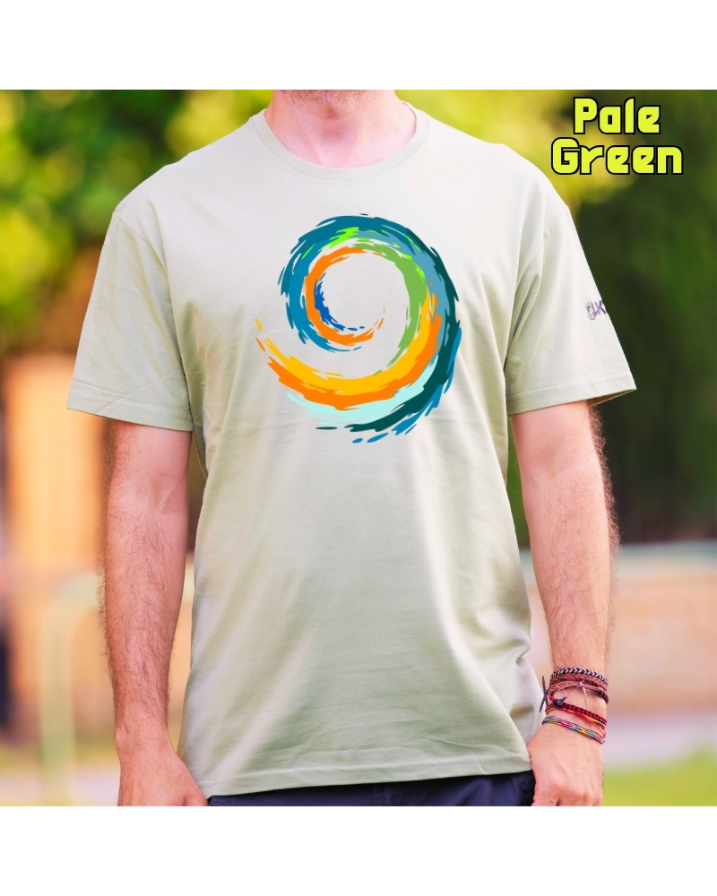 Camiseta hombre Espiral manga corta