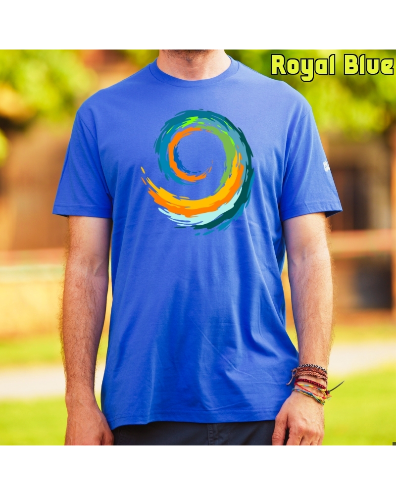 Camiseta hombre Espiral manga corta