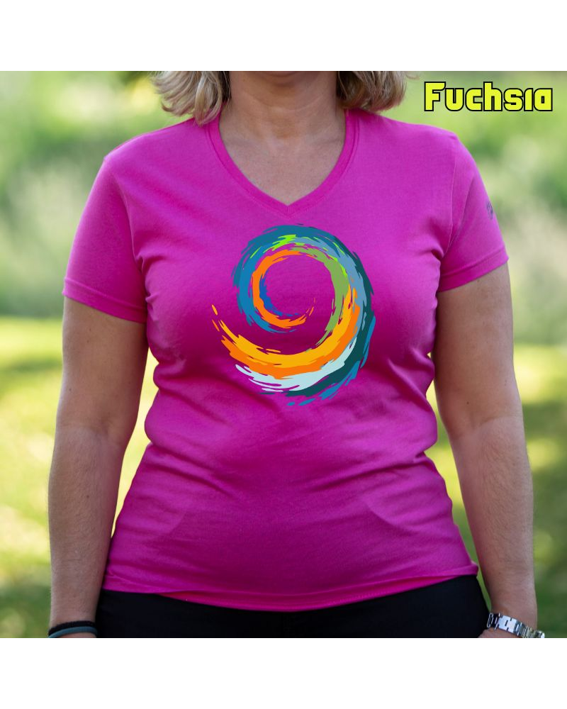 Camiseta Mujer Manga Corta -Espiral