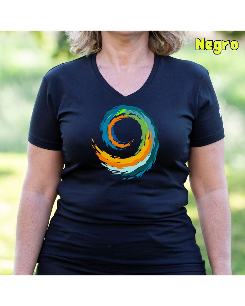 Espiral - Camiseta Mujer Manga Corta