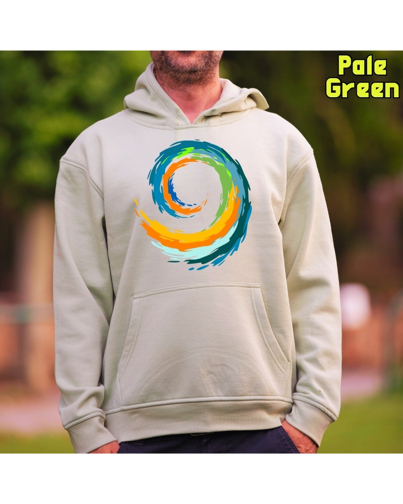 Espiral - Sudadera Hombre Con Capucha
