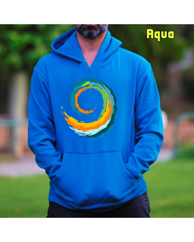 Espiral - Sudadera Hombre Con Capucha