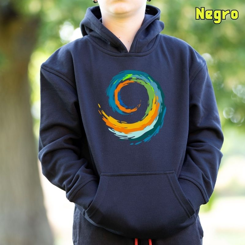 Espiral - Sudadera Niño Con Capucha