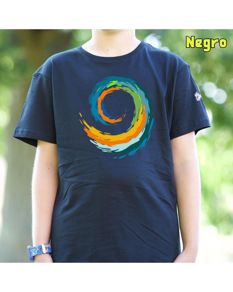 Camiseta niño Espiral - manga corta