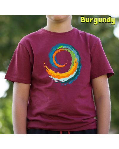 Camiseta niño Espiral - manga corta