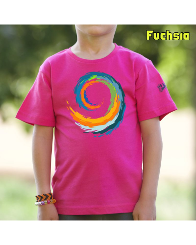 Camiseta niño Espiral - manga corta