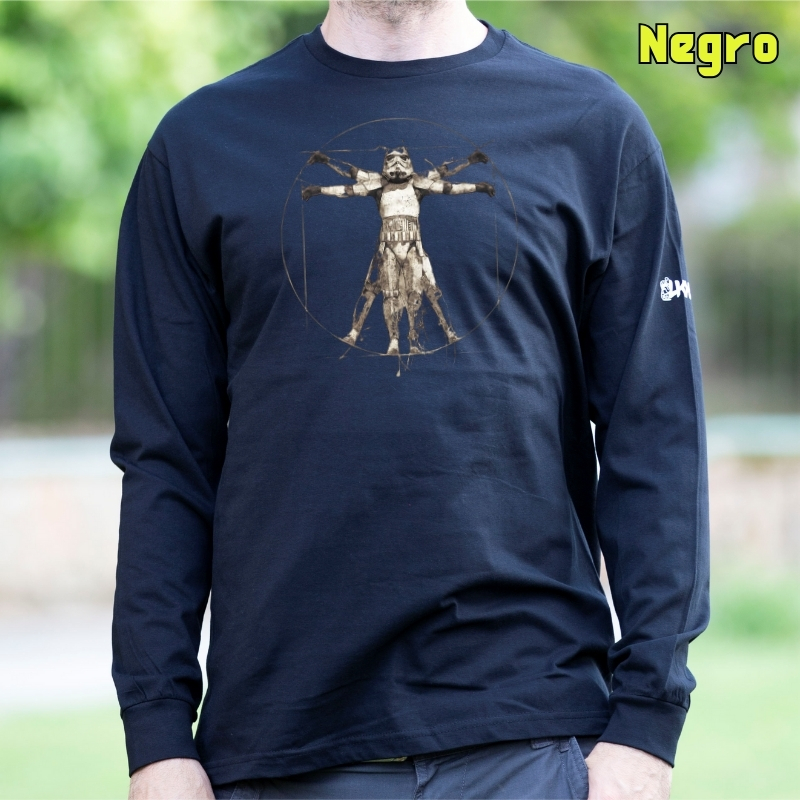 Trooper Da Vinci - Camiseta Hombre Manga Larga