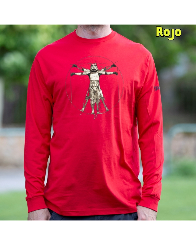 Trooper Da Vinci - Camiseta Hombre Manga Larga