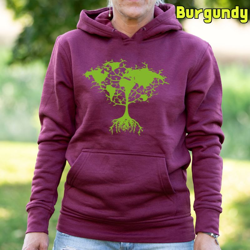 Arbol Tierra - Sudadera Mujer Con Capucha