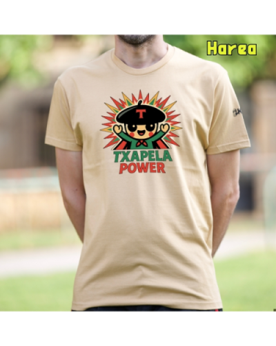 GizonKamiseta-Txapela Power Harea