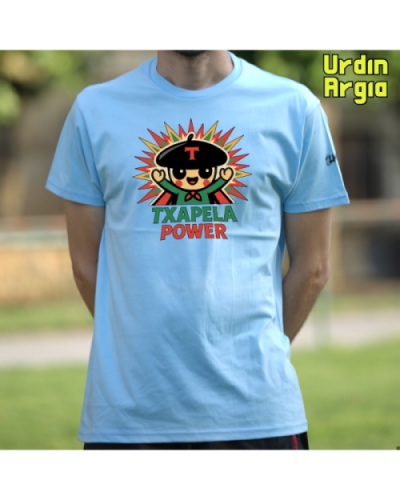 GizonKamiseta-Txapela Power UrdinArgia