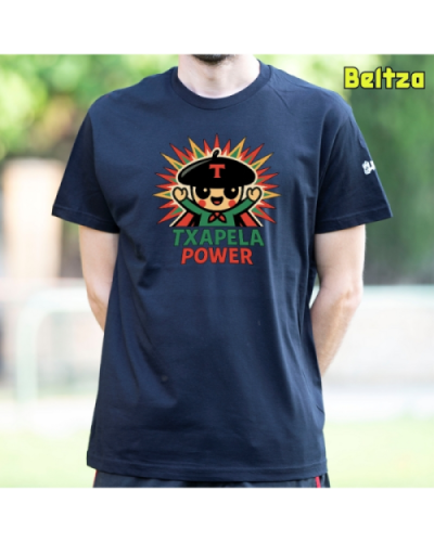 GizonKamiseta-Txapela Power Beltza
