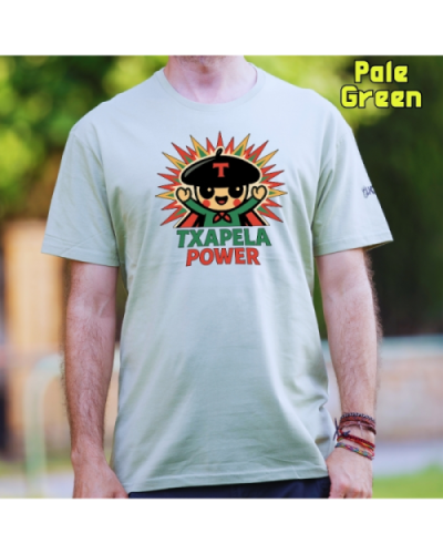 GizonKamiseta-Txapela Power PaleGreen