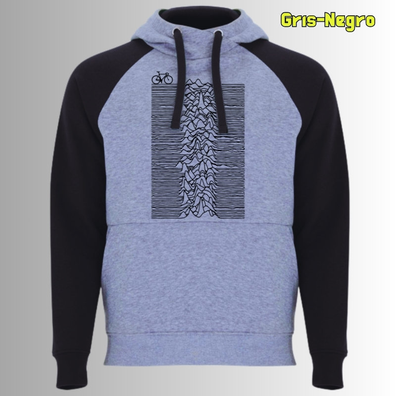 Enjoy Division - Sudadera Bicolor Unisex