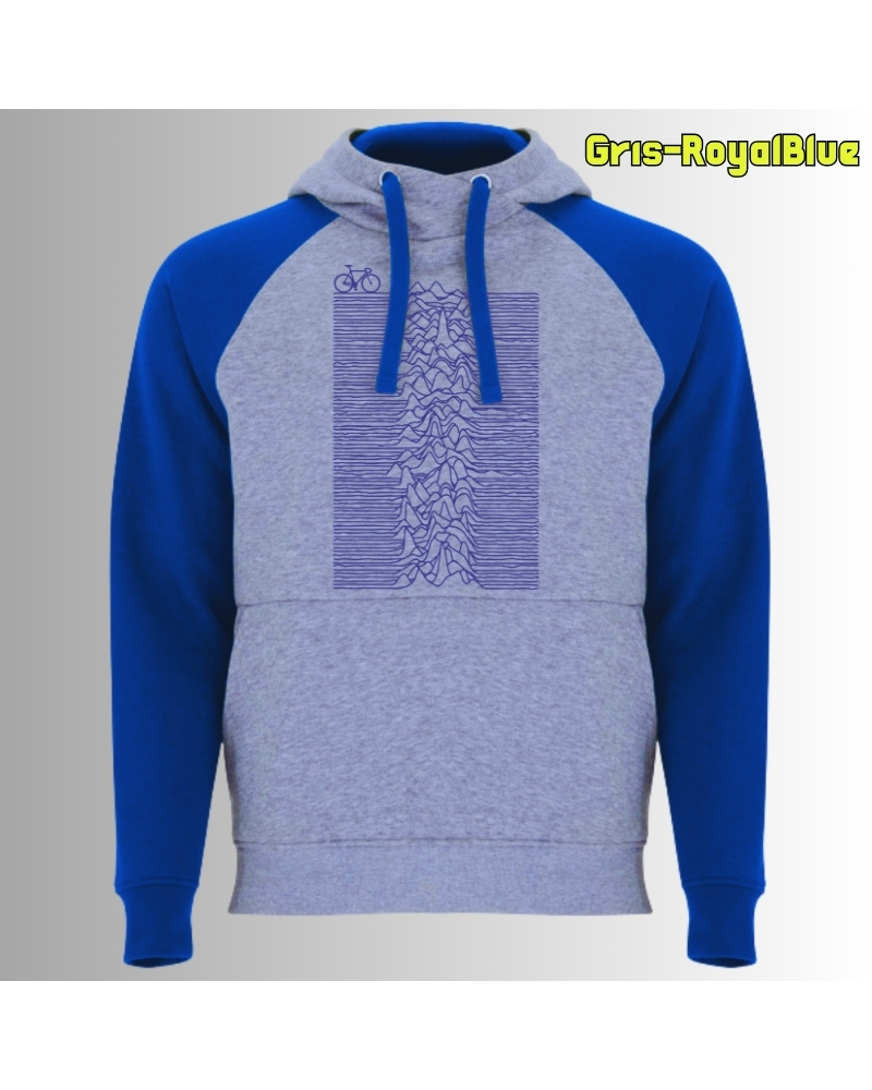 Enjoy Division - Sudadera Bicolor Unisex