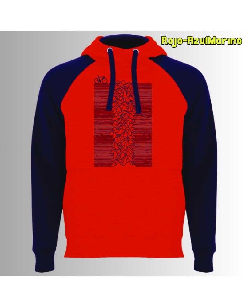 Enjoy Division - Sudadera Bicolor Unisex