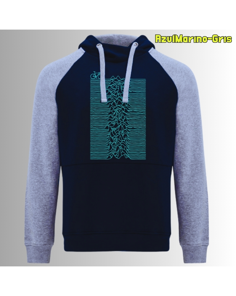 Enjoy Division - Sudadera Bicolor Unisex