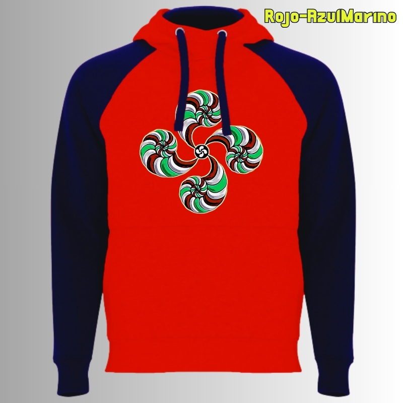 Lauburu - Sudadera Bicolor Unisex
