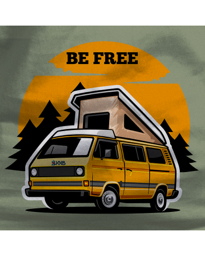 Be Free - Camiseta Hombre Manga Corta