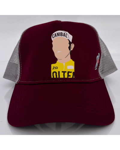 Gorra CANIBAL - Burgundy/Gris