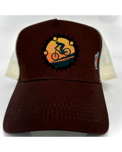 Gorra BICI PLATO - Marrón/Caramelo