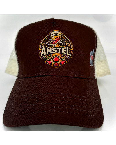 Gorra AMSTEL - Marrón/Caramelo