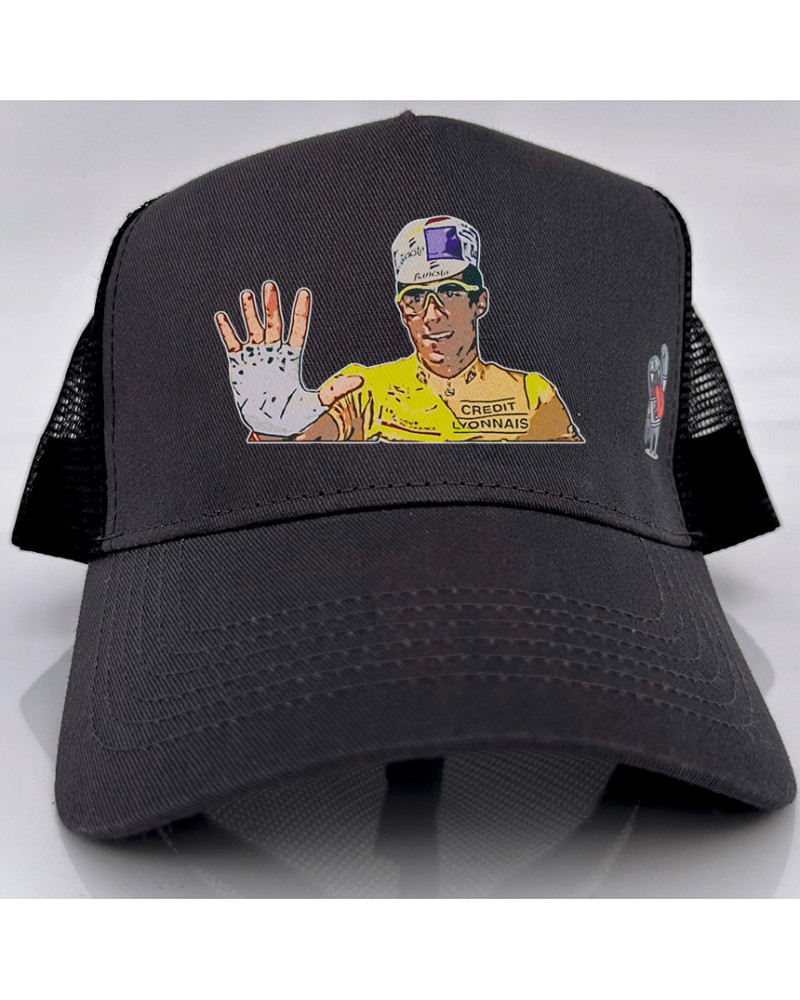Gorra 5 TOURS - Gris/Negro