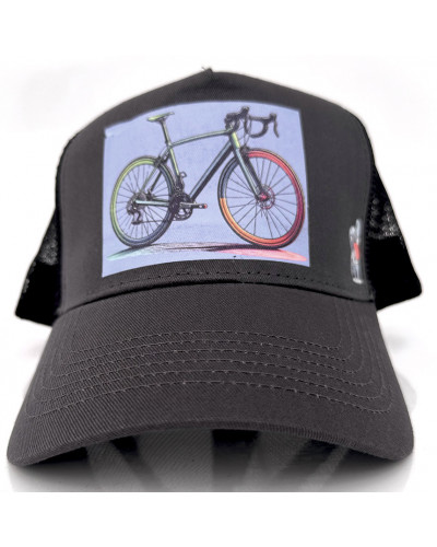 Gorra LA FLACA - Gris/Negro