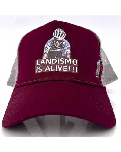 Gorra LANDISMO IS ALIVE - Burgundy/Gris