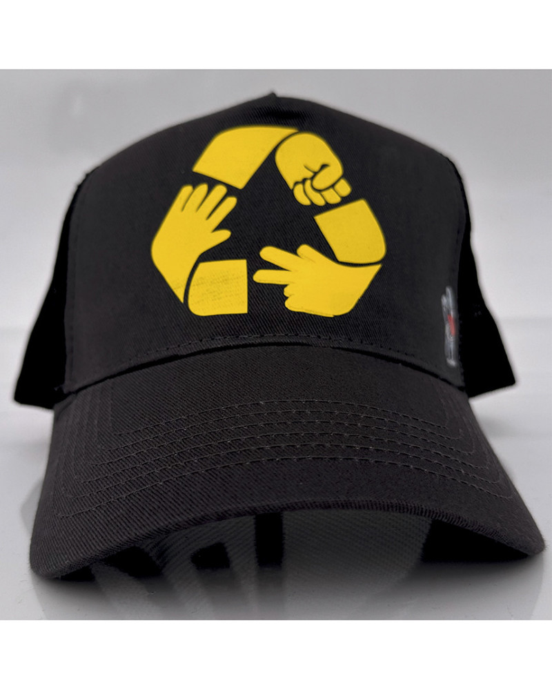 Gorra PIEDRA PAPEL TIJERA - Gris/Negro