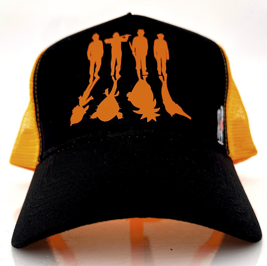 Gorra Fruitis Mecanicos - Negro/Naranja