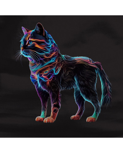 Camiseta Hombre Manga Corta - GATO