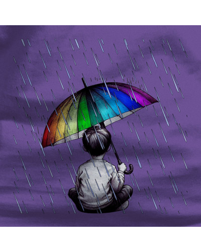 Camiseta Hombre Manga Corta - BAJO LA LLUVIA