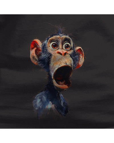 Camiseta Hombre Manga Corta - CHIMPANCE