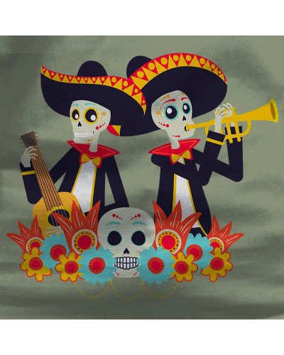 Camiseta Hombre Manga Corta - VIVA MEXICO