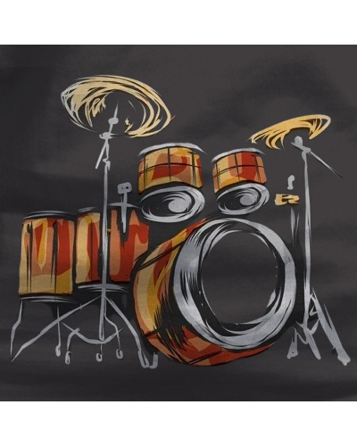 Camiseta Hombre Manga Corta - DRUMS