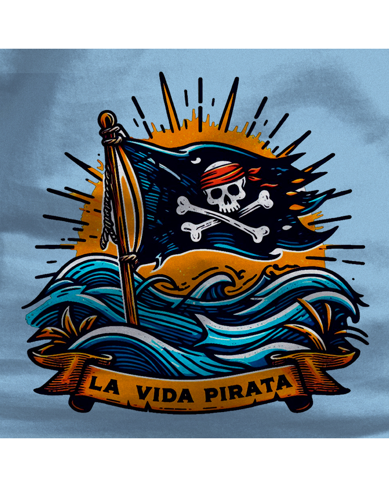 Camiseta Hombre Manga Corta - La Vida Pirata